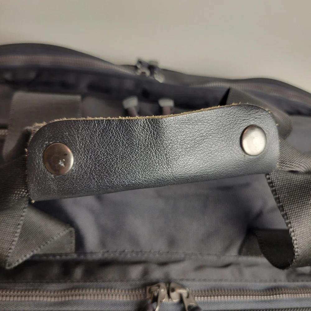 Banana‎ Republic Duffle Bag Large Black Good Nylon Travel Weekender Luggage